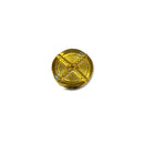 Botão De Costura Dourado 13mm 2 Furos - 1000 Unidades